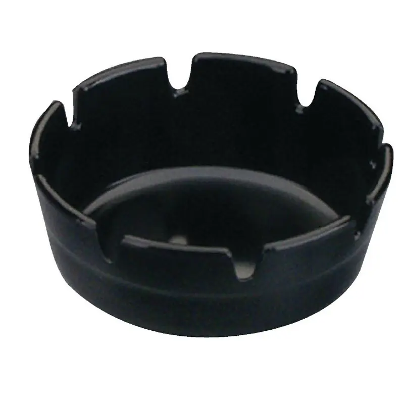 Cendrier noir en mélamine 100(Ø)mm