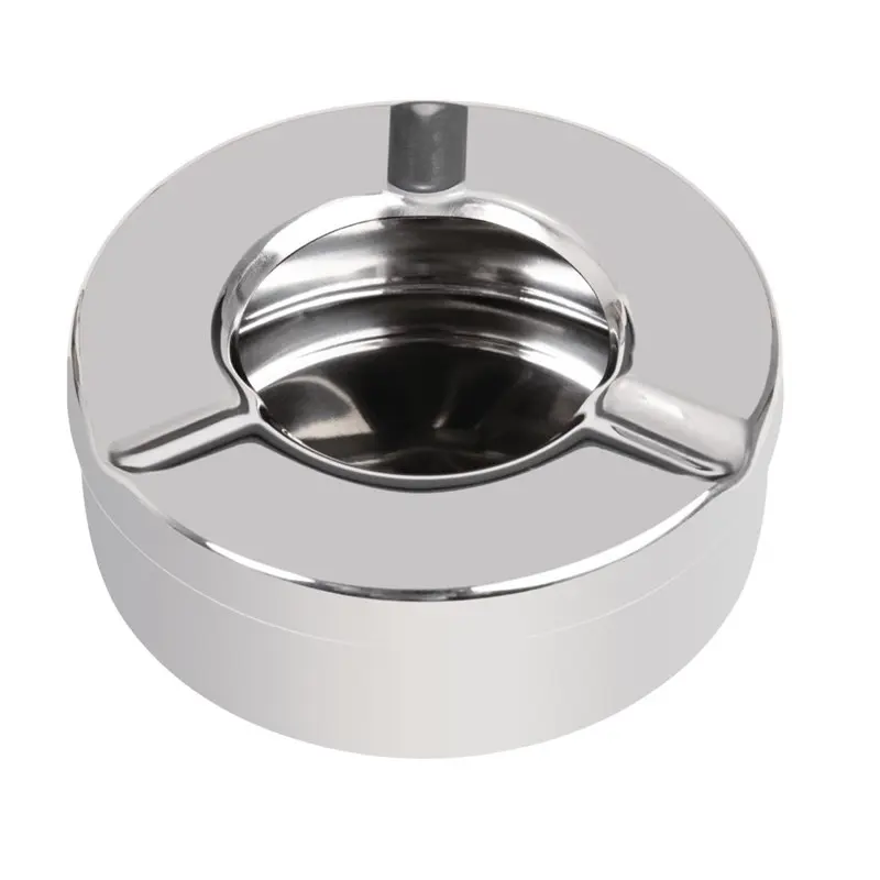 6 cendrier inox antivent 35(H) x 90(Ø)mm