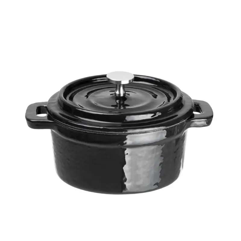 Mini-cocotte ronde en fonte 10 Cm