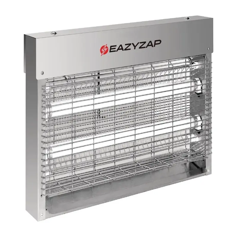 Désinsectiseur LED en inox brossé Eazyzap 8W ( 2x4w )