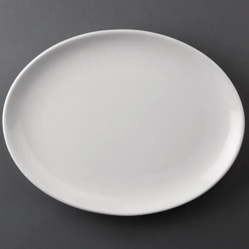 6 assiettes ovales Olympia Athena ; 305(L) x 241(l)mm