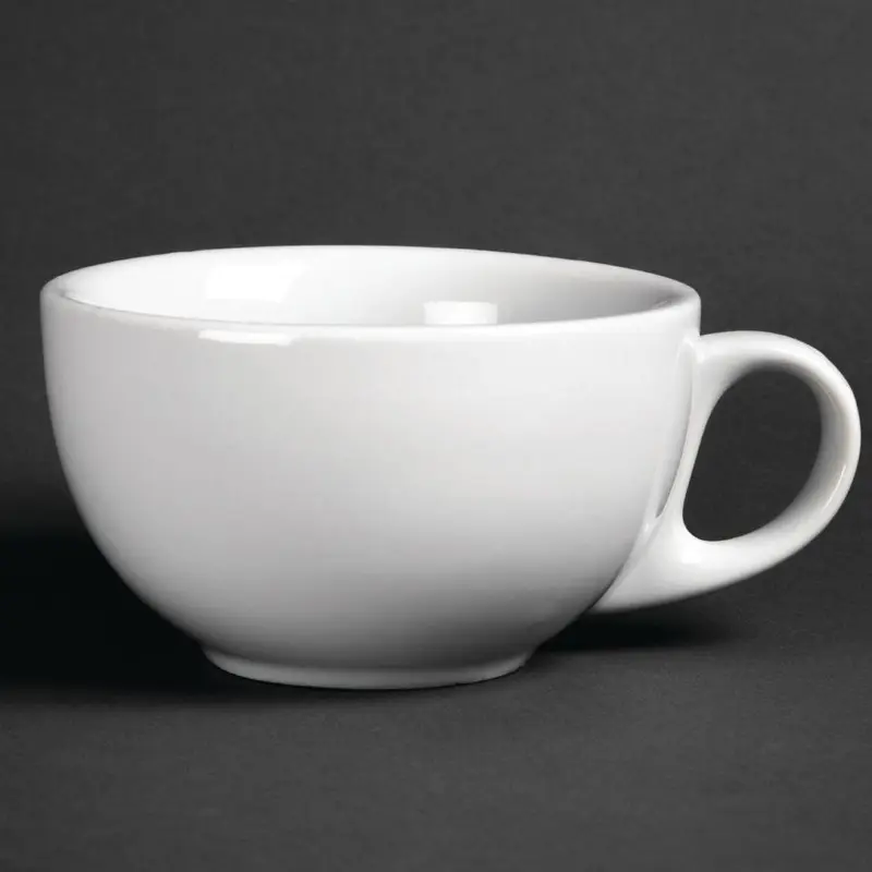 12 tasses à cappuccino Olympia Athena 285ml : 11(Ø)x6,5(H)cm