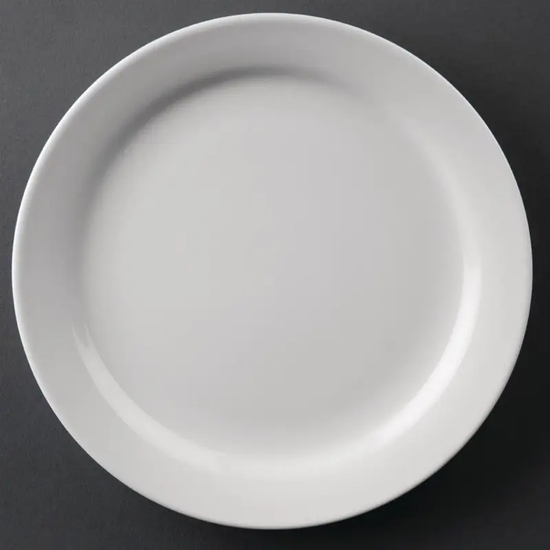 12 assiettes à bord étroit Olympia Athena 165mm
