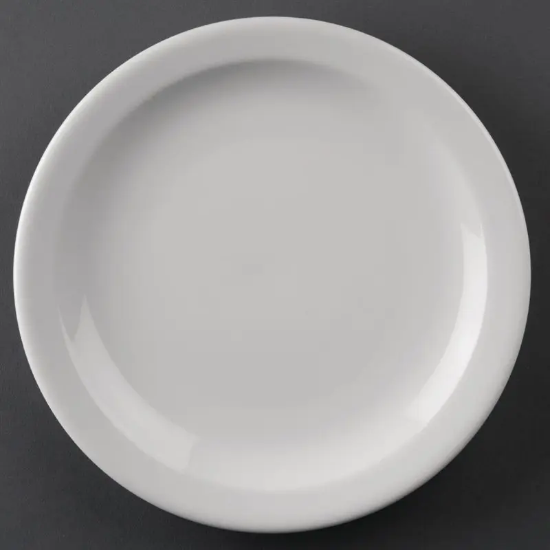 12 assiettes à bord étroit Olympia Athena 205mm