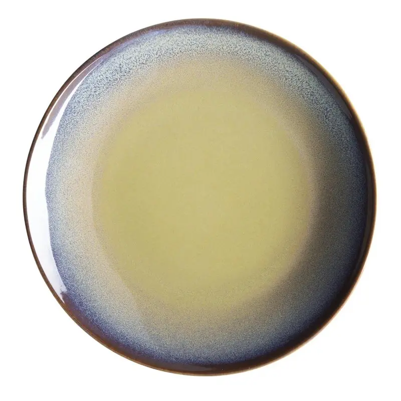 6 assiettes plates Olympia Birch aubergine 270mm