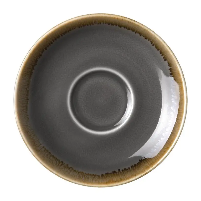 6 Soucoupe Couleur Grise Olympia Kiln Ø115mm
