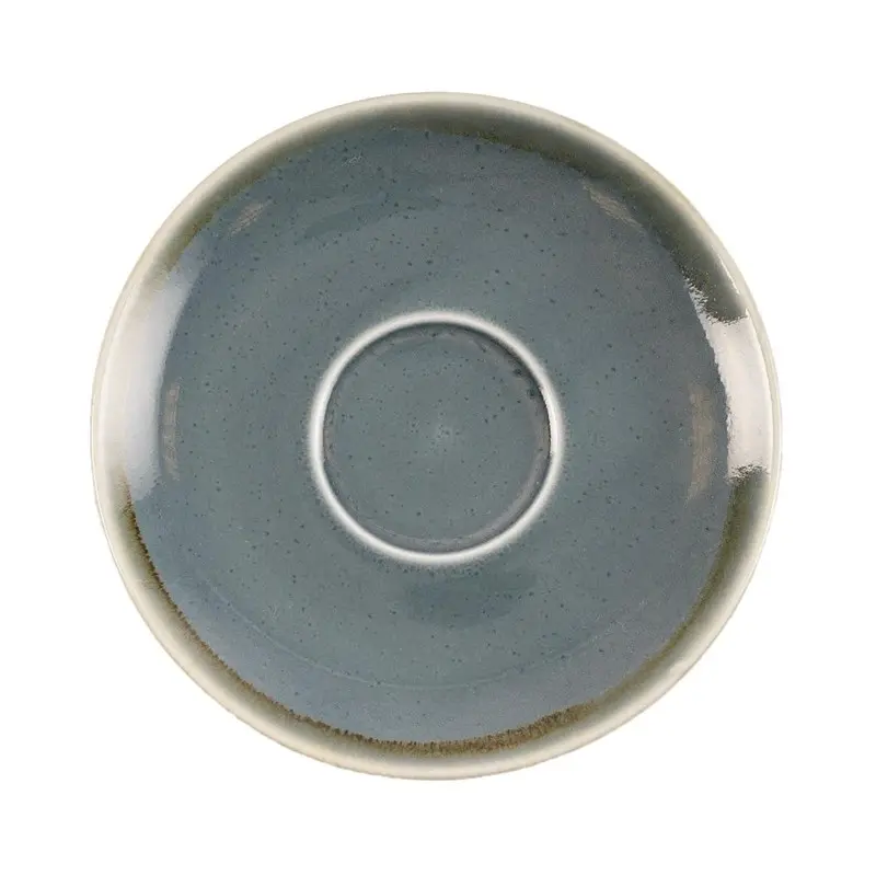 6 Soucoupe Couleur Océan Olympia Kiln Ø140mm 