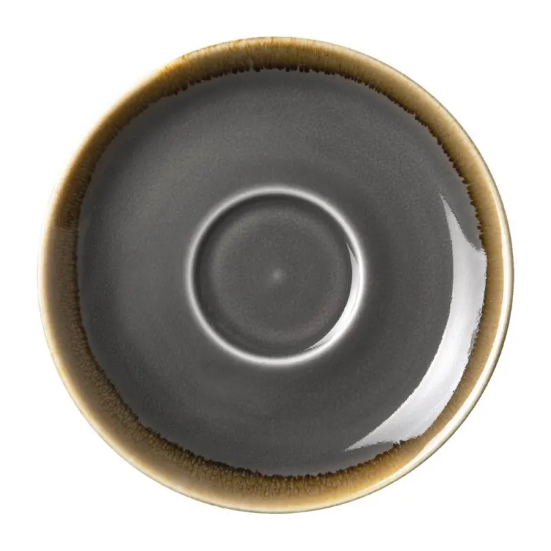 6 Soucoupe Couleur Grise Olympia Kiln Ø140mm
