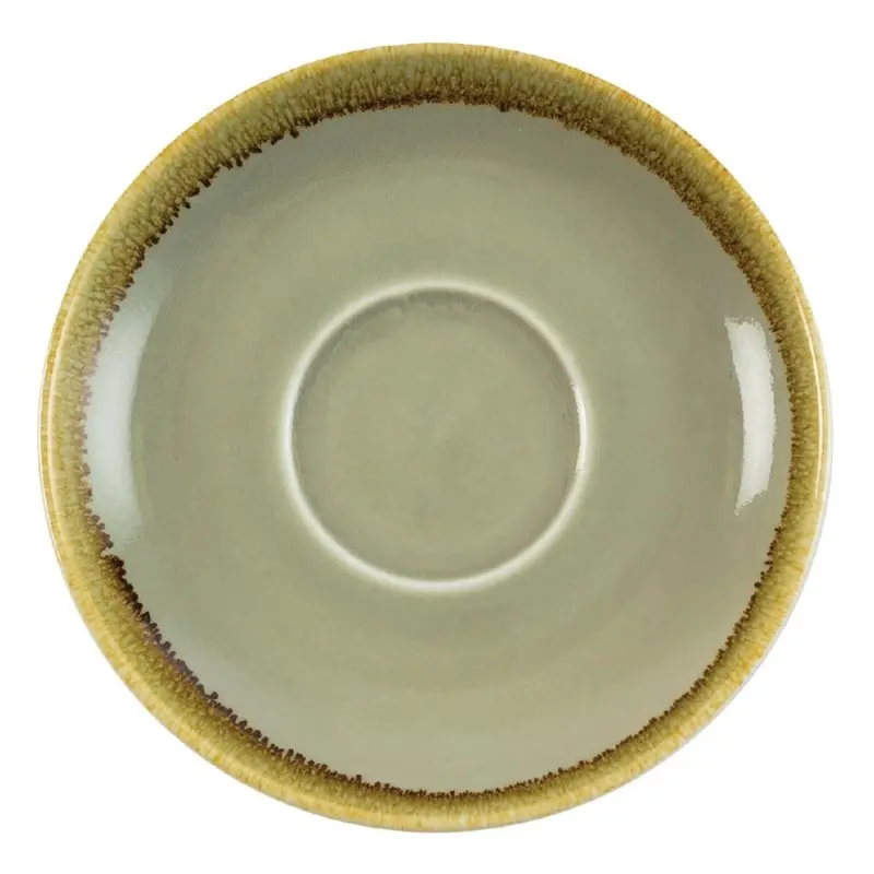 6 Soucoupe Couleur Mousse Olympia Kiln Ø160mm