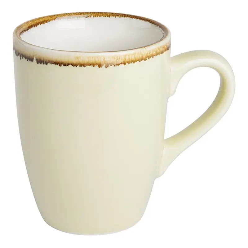 6 Mugs Olympia Kiln sable 340ml : 117(H) x 83(Ø) mm
