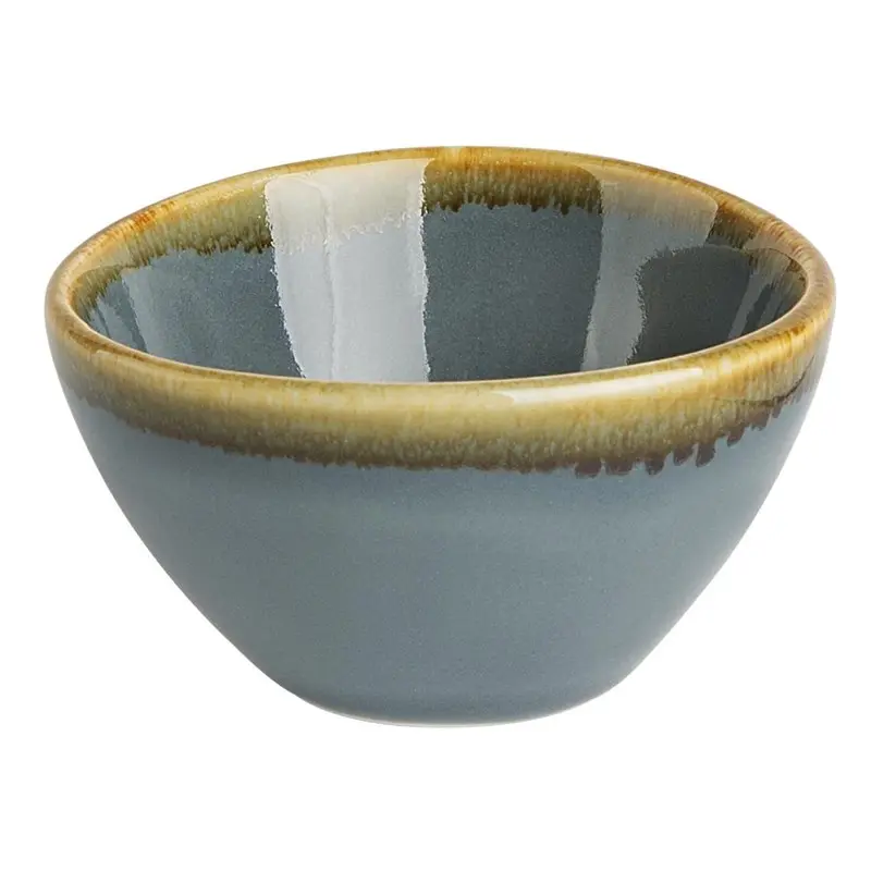 12 Pot à sauce Olympia Kiln couleur océan 50ml : 68(Ø) x 38(H)mm