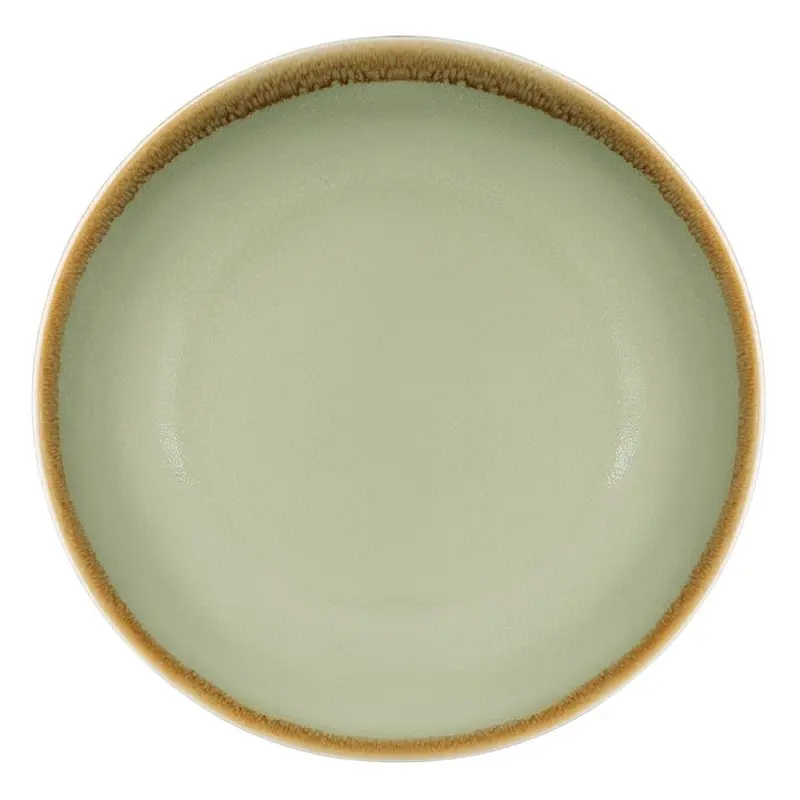 6 Assiettes plates rondes Kiln Olympia mousse 230mm
