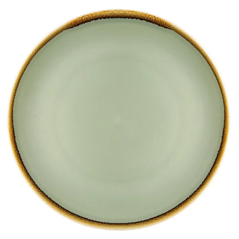 4 Assiettes plates rondes Kiln Olympia mousse 280mm
