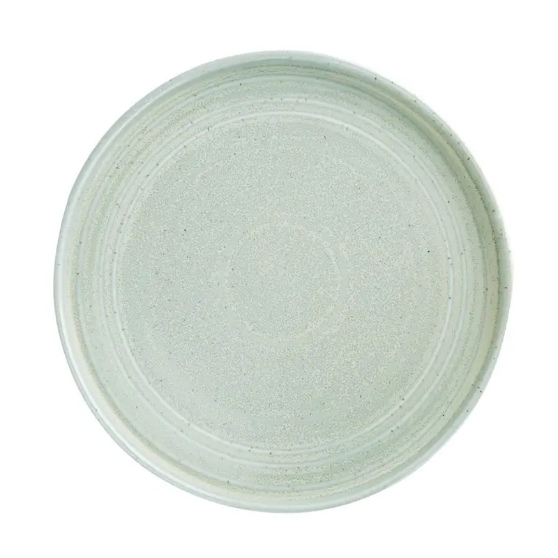 4 Assiette Plate Vert Printanier Olympia Cavolo 27cm