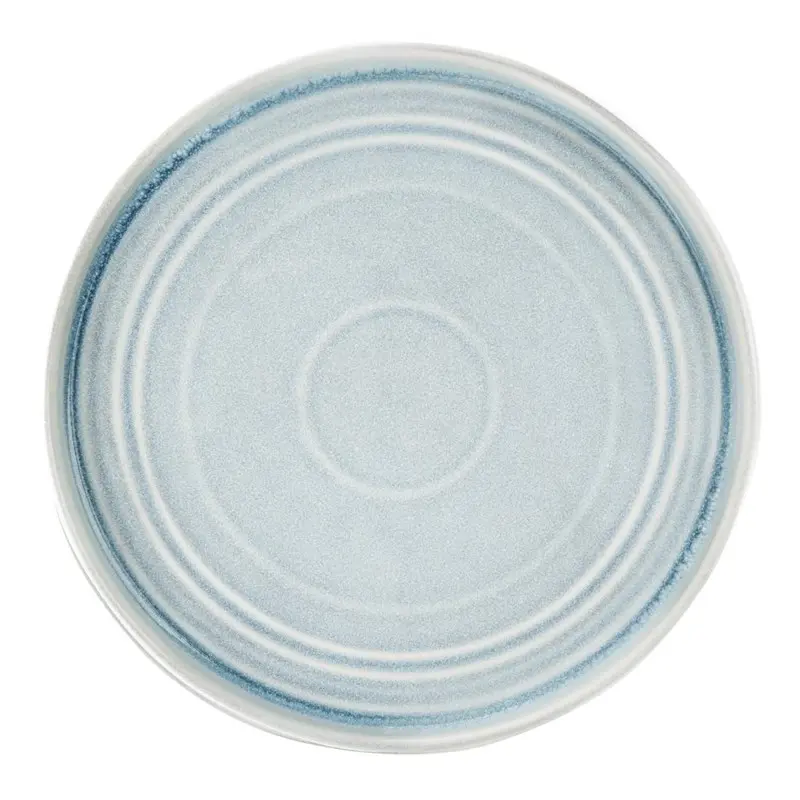 4 Assiette Plate bleu cristallin Olympia Cavolo 27cm 