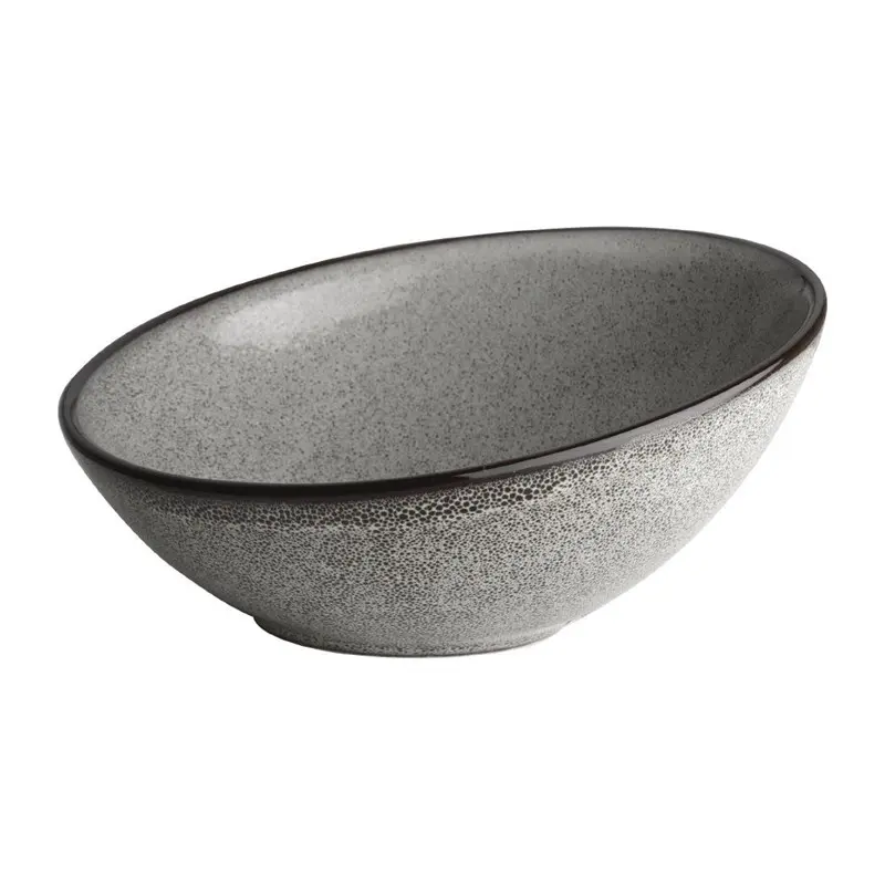 6 Bols inclinés Olympia Mineral : 175(H) x 175(Ø) mm
