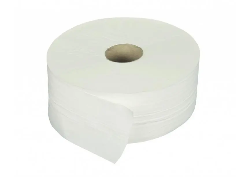 Papier toilette Maxi jumbo - 2 plis - Pure - Ecolabel -Cellulose - Blanc - 340mx9cm - 1700coupons - Colis de 6 rouleaux