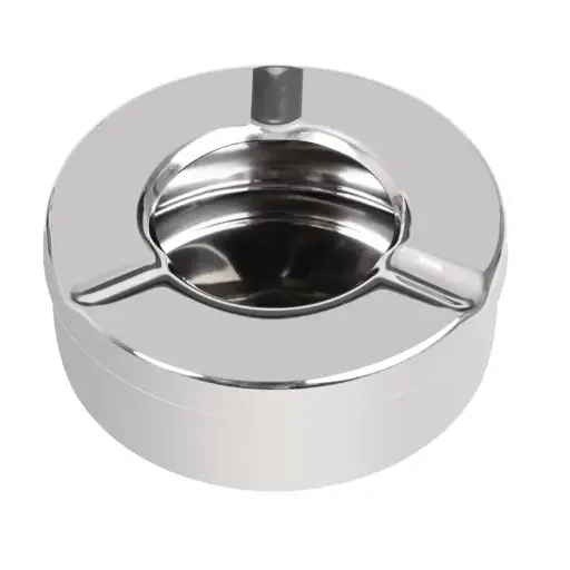 [CM368] 6 cendrier inox antivent 35(H) x 90(Ø)mm