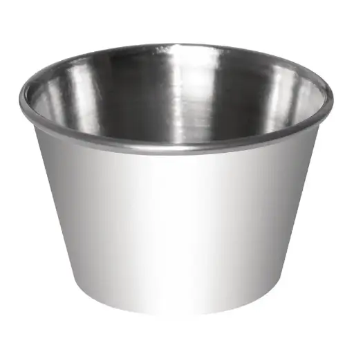 [CD478] 12 pots à sauce inox 230ml 