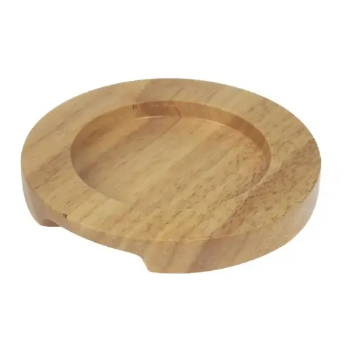 [GJ552] Support en bois clair pour mini cocotte Y259 et mini poêle GJ553 Dimensions 20(H) x 150(L)mm