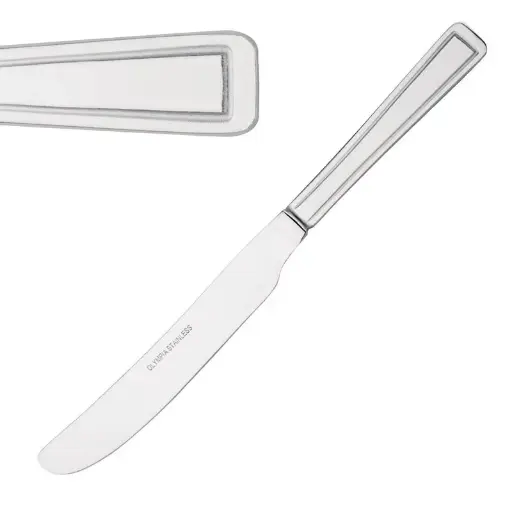[D690] 12 couteaux de table 228mm Olympia Harley manche plein 18/0