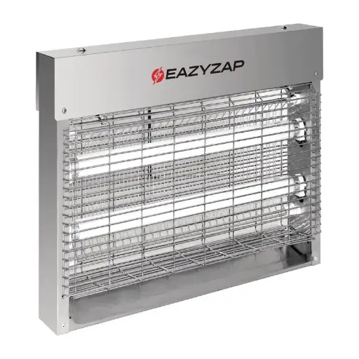 [FP983] Désinsectiseur LED en inox brossé Eazyzap 8W ( 2x4w )