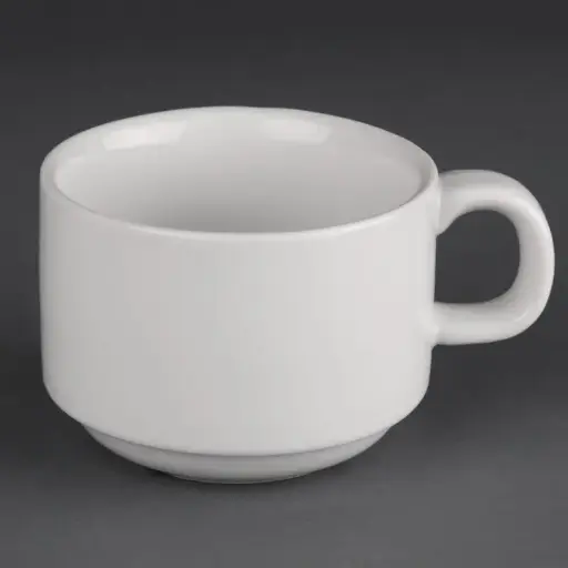 [CC200] 24 tasses empilables Olympia Athena 200ml : Dimensions: 62(H) x 85(l) x 85(P) mm
