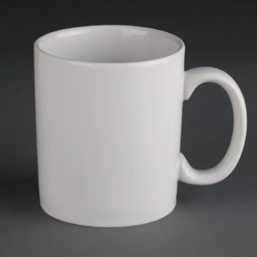 [CC203] 12 Mugs Olympia Athena 280ml : Dimensions: 92(H) x 80(Ø)mm. (Ø) intérieur 77mm