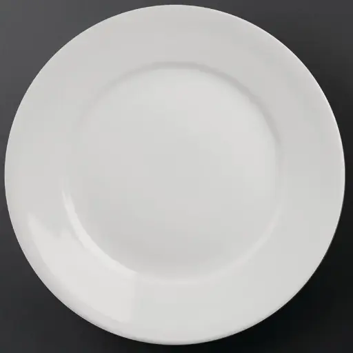 [CC210] 6 assiettes à bord large Olympia Athena 280mm 