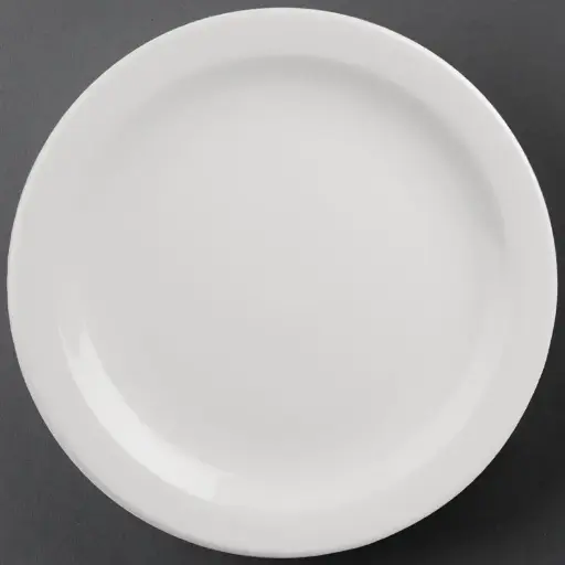 [CF365] 6 assiettes à bord étroit Olympia Athena 284mm