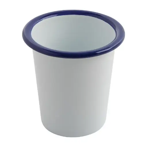 [GM515] 6 gobelets / mug en acier émaillé Olympia 310ml : 90(H)mm x 90(Ø)mm