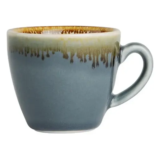 [GP344] 6 tasses à espresso Olympia Kiln océan 85ml : 80(H) x 34(Ø) mm 