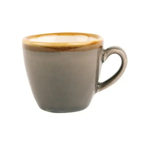 [HC388] 6 tasses à espresso Olympia Kiln grise 85ml : 80(H) x 34(Ø) mm  