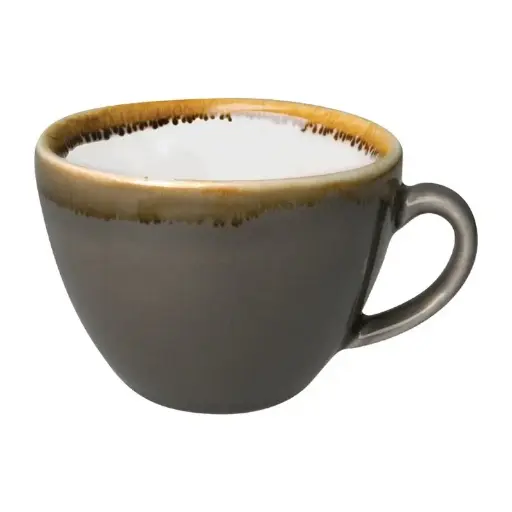 [HC390] 6 tasses couleur grise Olympia Kiln 230ml : 68(H) x 93(Ø)mm 