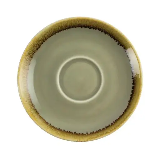 [GP479] 6 Soucoupe Couleur Mousse Olympia Kiln Ø140mm 
