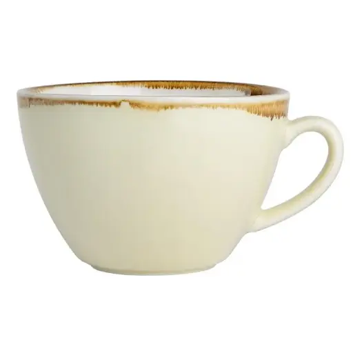 [GP332] 6 Tasses à cappuccino Olympia Kiln sable 340ml : 128(H) x 52(Ø) mm