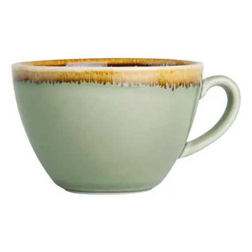 [GP480] 6 Tasses à cappuccino Olympia Kiln mousse 340ml : 128(H) x 52(Ø) mm