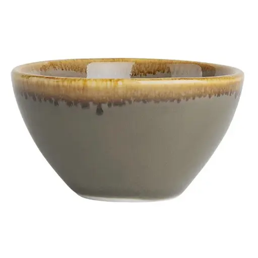 [HC378] 12 Pot à sauce Olympia Kiln couleur gris 50ml : 68(Ø) x 38(H)mm 