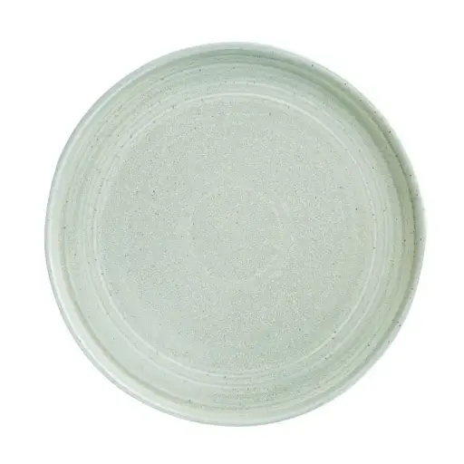 [FB564] 4 Assiette Plate Vert Printanier Olympia Cavolo 27cm